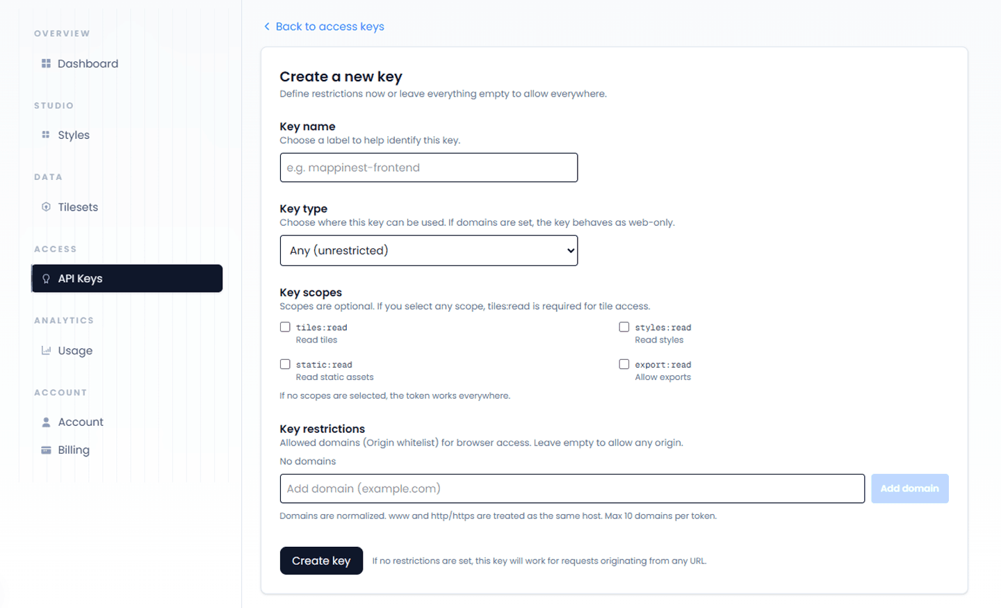 Tile server -security preview